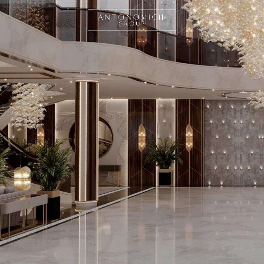 Luxury villa interior design with grand staircase and customized ...