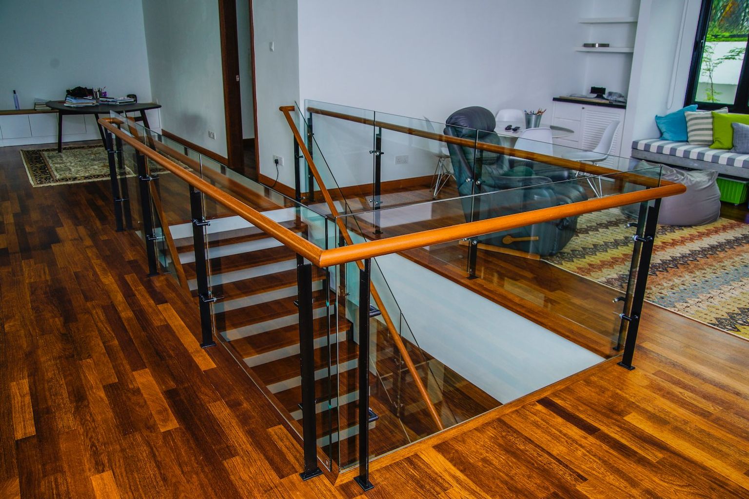 Laser cut zig zag steel staircase, vs interior decor sdn bhd homify