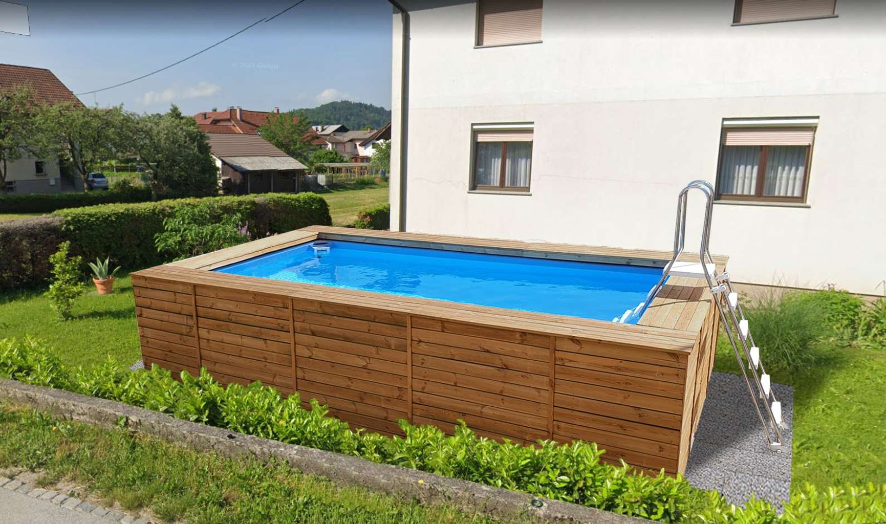 piscina legno fai da te