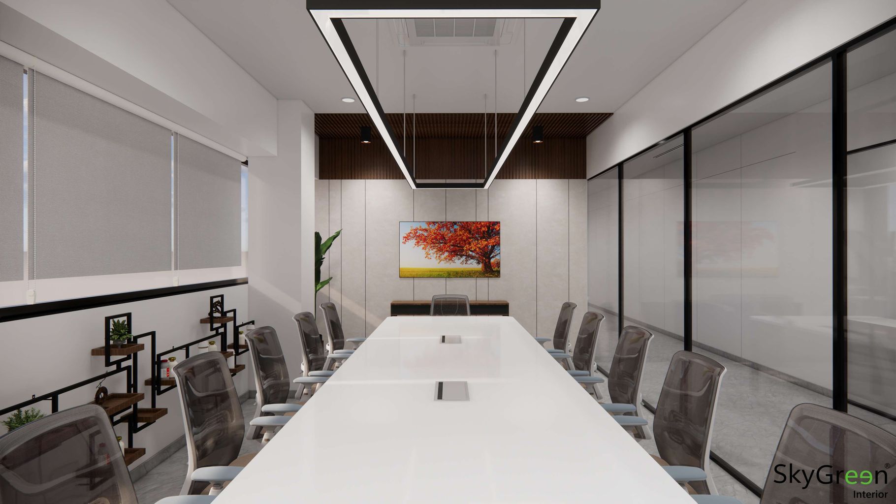 Pharma admin office floor designed by skygreen interior | homify