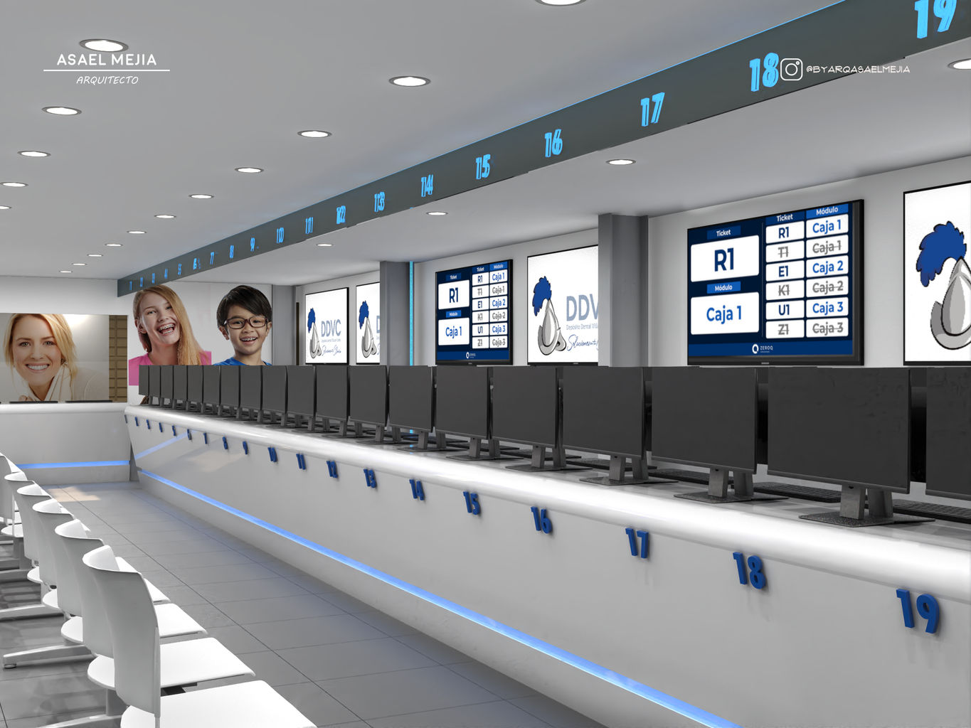 Proyecto | depósito dental villa de cortés | remodelación | calz. de
