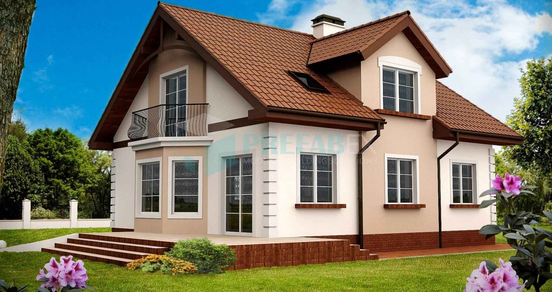 Two story steel frame home -178m², prefabex modular building solutions ...