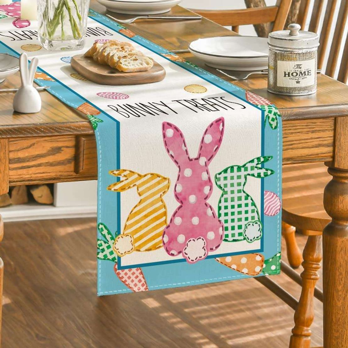 Artoid Mode Polka Dot Bunny Rabbits Carrots Easter