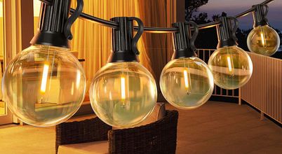 LED Fairy Lights Outdoors Press profile homify Vorgarten Bernstein, Beleuchtung, Holz, Materialeigenschaft, Gas, Tönungen und Schattierungen, Glas, Lampe, Deckenbefestigung, Metall