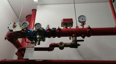 Instalacion de PCI para piso de oriflame torre carraci, TADK CONSTRUCCIONES TADK CONSTRUCCIONES Gewerbeflächen