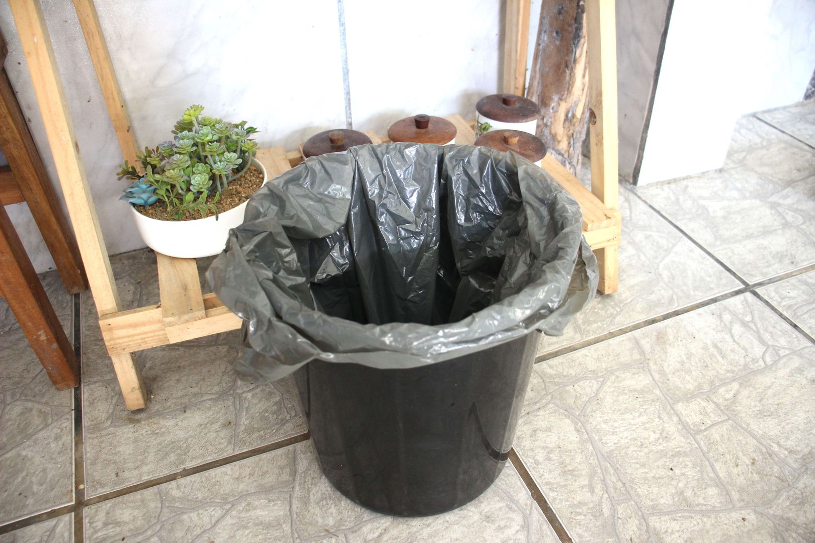 İşte temiz çöp kutusu