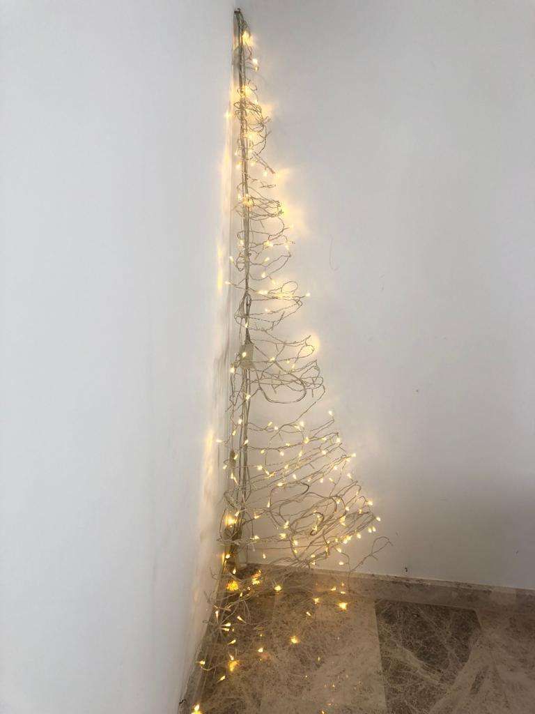 Decoração Sazonal DIY | Como Fazer Árvore de Natal na Parede com Pisca-Pisca  | homify