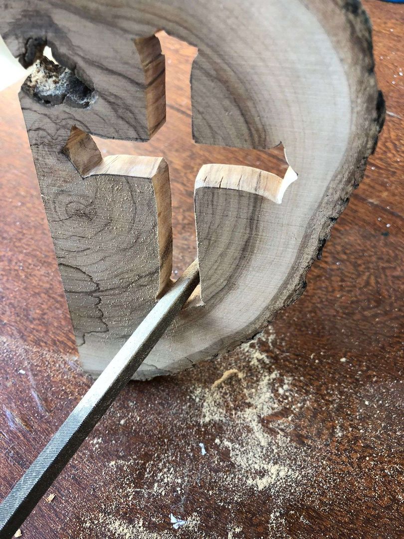 Croce Di Legno Di Noce – Simbolo Religioso, 10 X 6 Cm, Artigianale