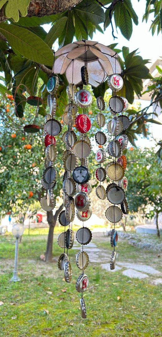 DIY Flaschendeckel Windspiel | Windspiel selber machen in 9 Schritten