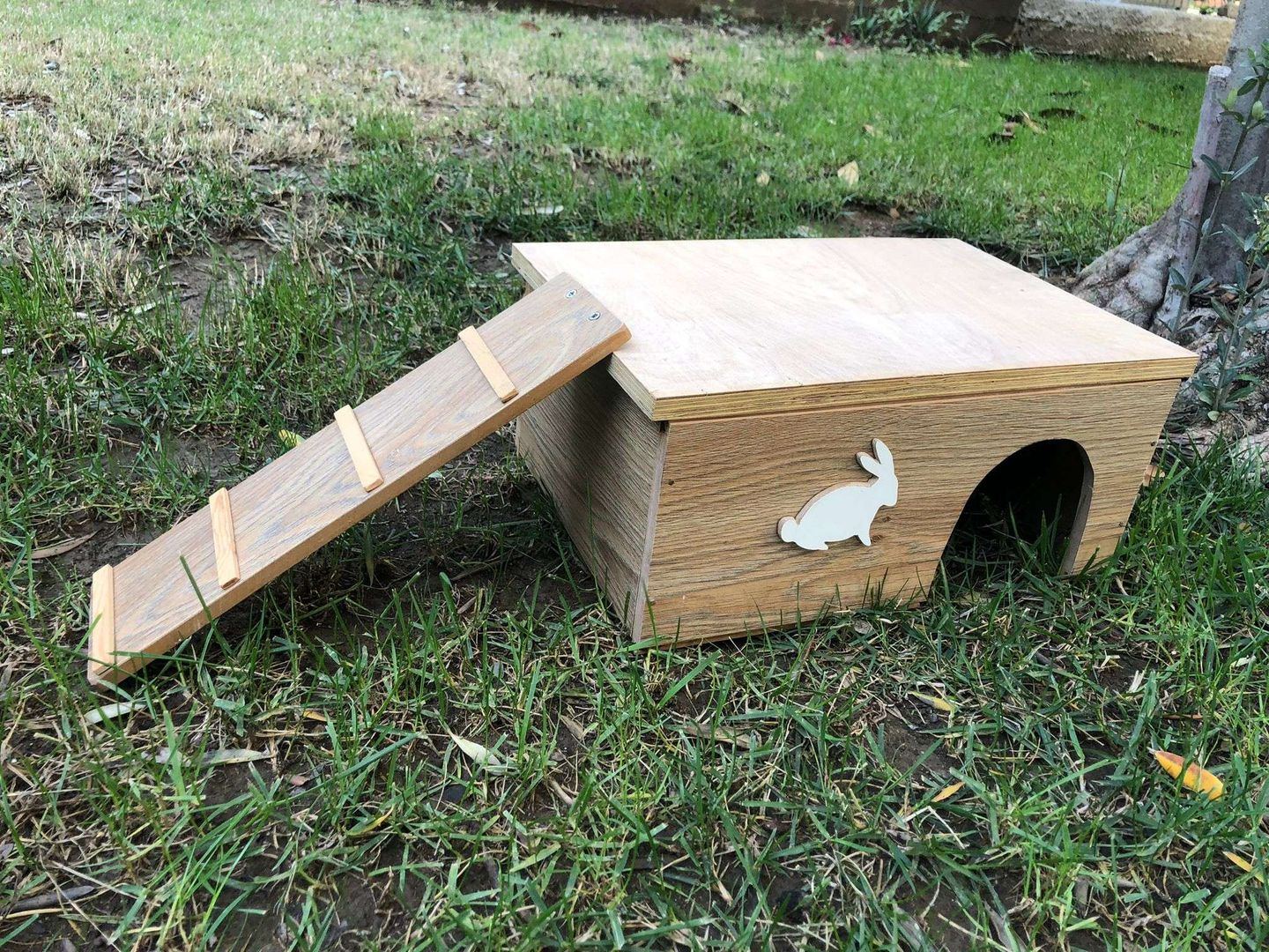 homemade rabbit nest box