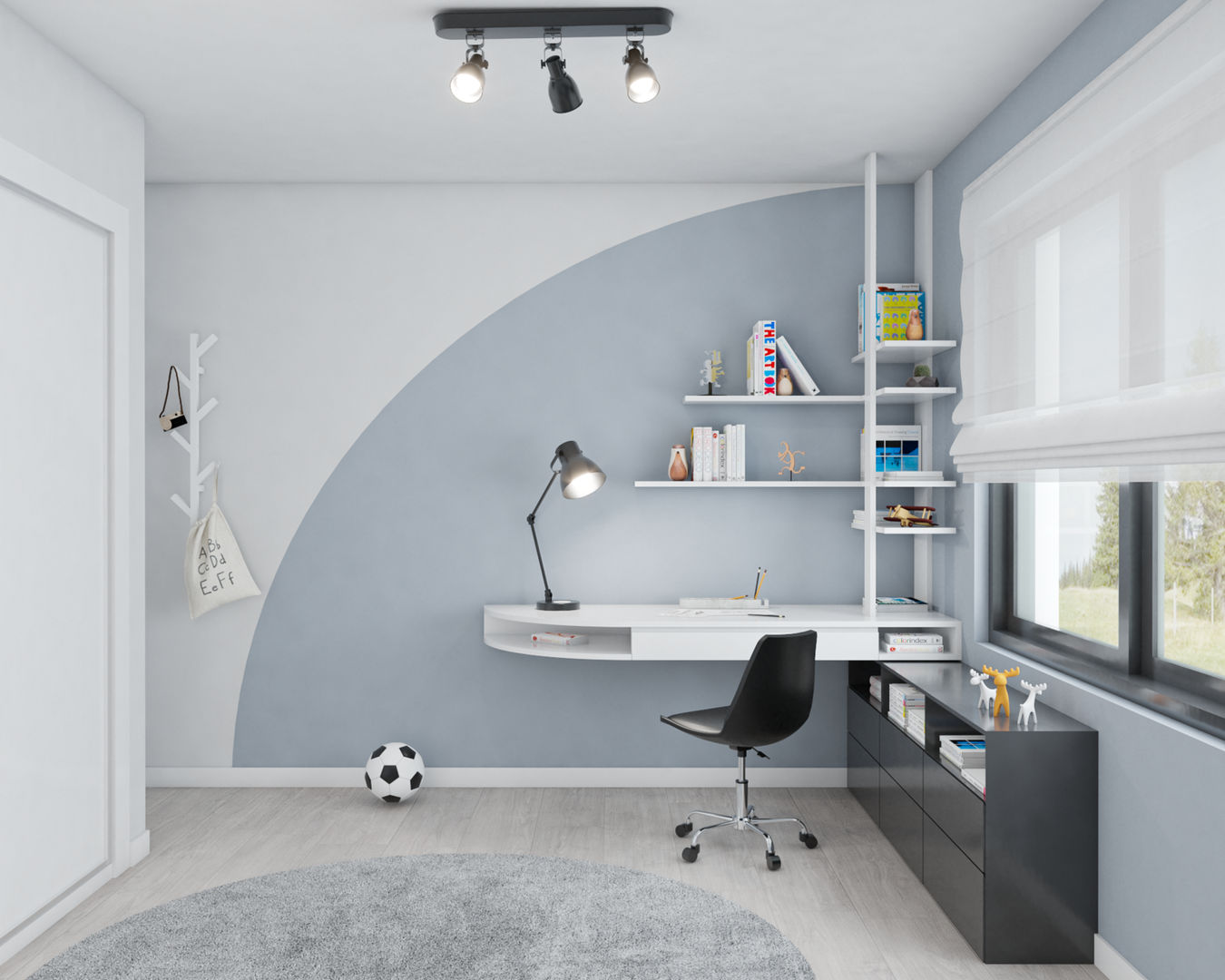 Secretária para quarto juvenil  Como organizar o quarto, Decoração de  casa, Interiores