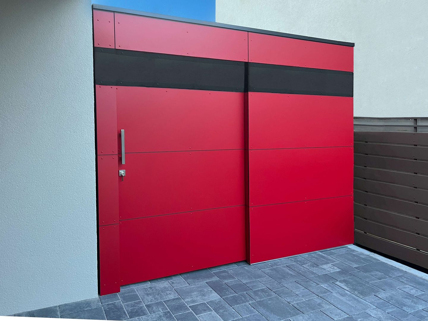 Design Gartenhaus HPL von nogabo in Frankfurt homify Bahçe kulübesi Gartenhaus,Fahrradhaus,Mülltonnenhaus,Poolhaus,HPL,Garten,nogabo