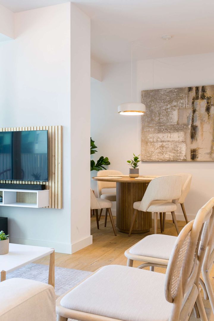 Apartamento | Praça de Espanha, Traço Magenta - Design de Interiores Traço Magenta - Design de Interiores Modern living room