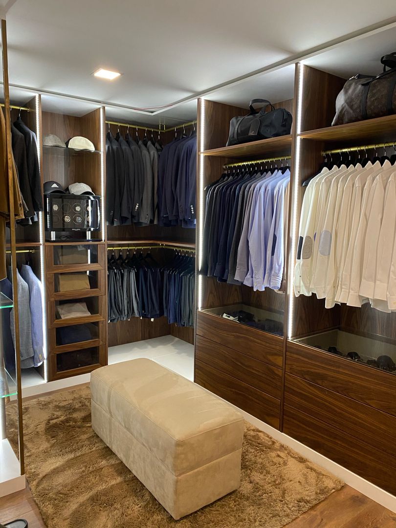 Organização Closet Masculino Gisele Biz Organizer | Personal Organizer Closets