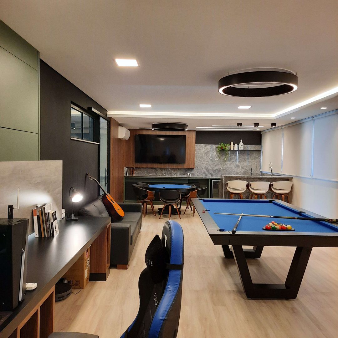 Como montar uma sala de jogos em casa? - Conceito Snooker