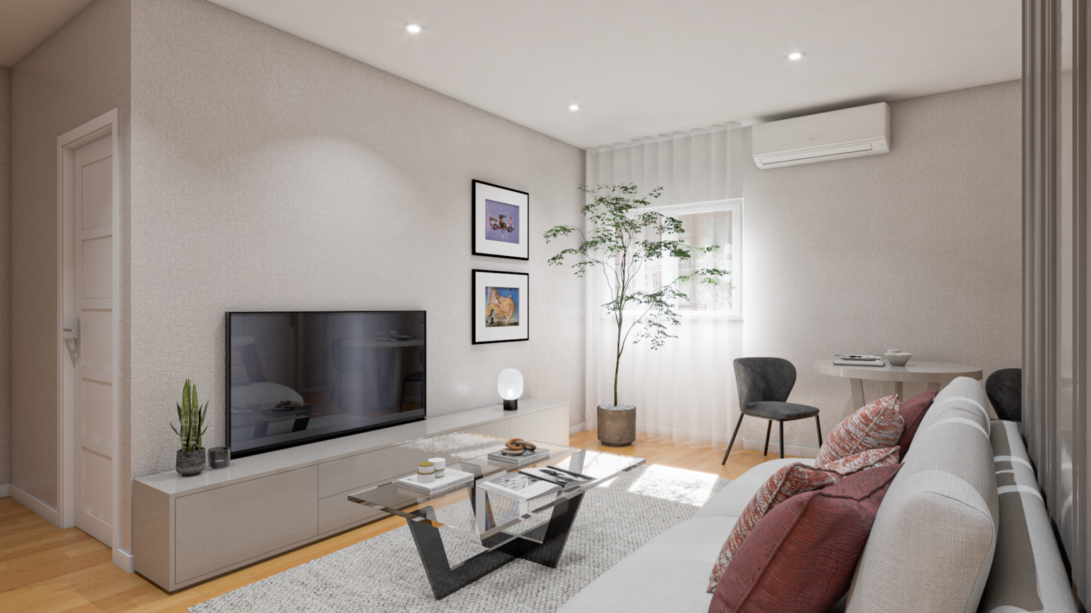NURE Interiores: Arte, Design e Funcionalidade Numa Sala Contemporânea ...