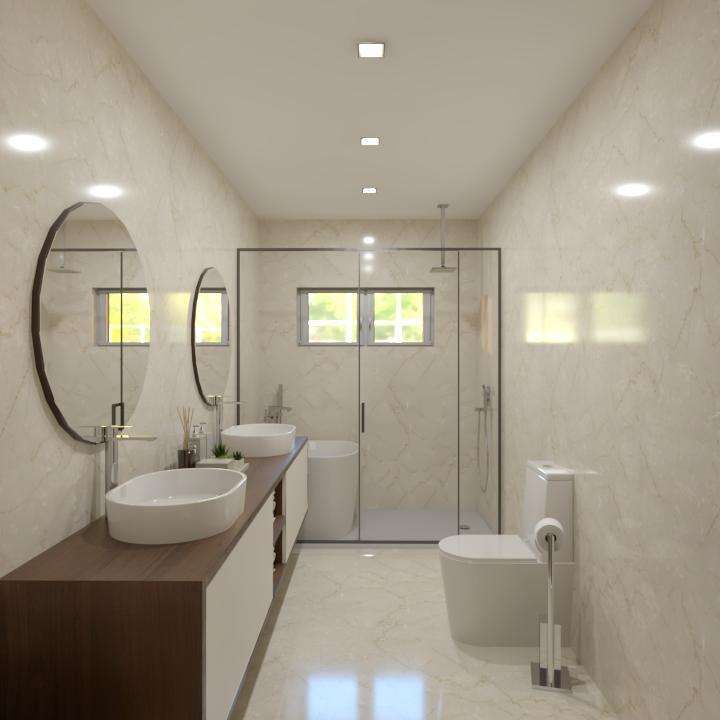 Decoração de casas de banho: a iluminação como toque de elegância, casas de  banho escuras 