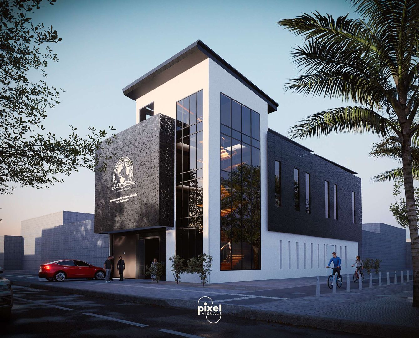 Proyecto IPUC Mutis Render Fachada