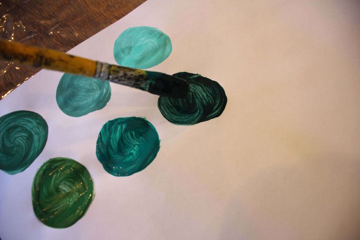 Bottle Green Colour, How to make Bottle Green Colour, Colour Mixing