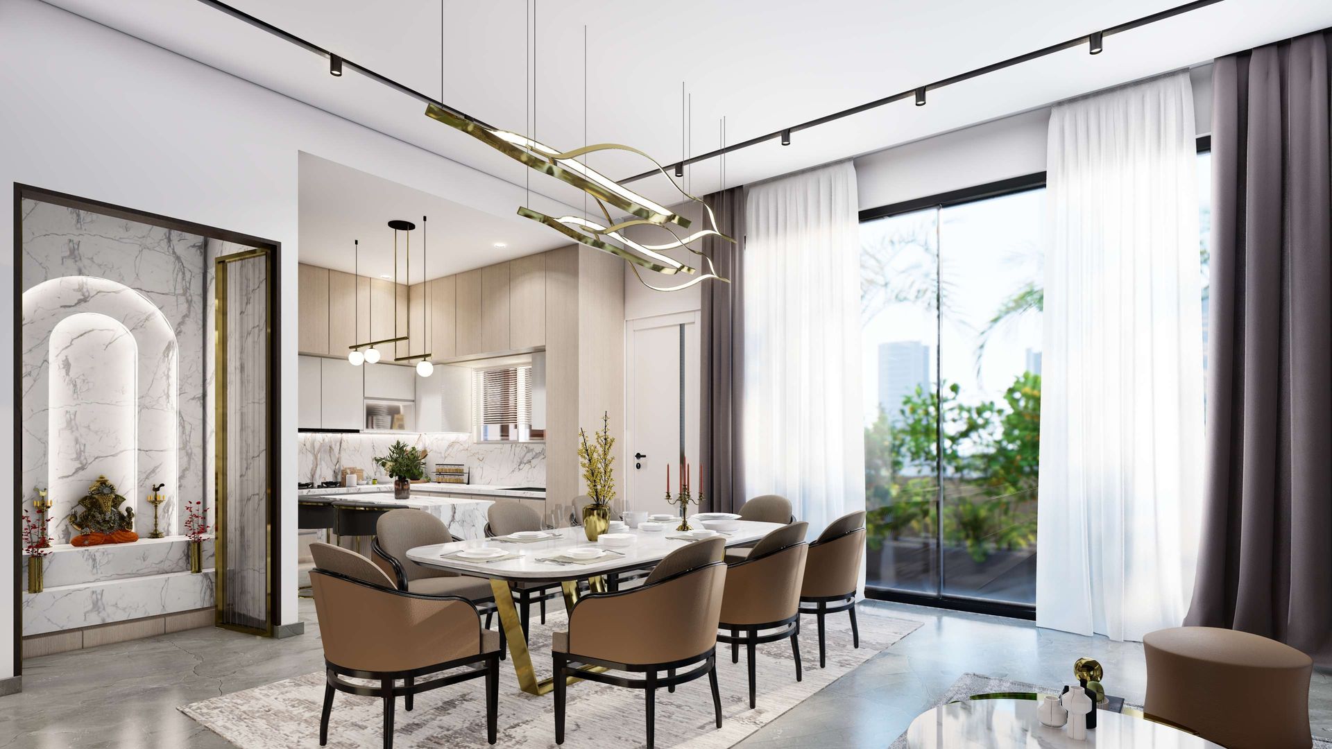A closer look at Stress-Free Stylish Penthouse