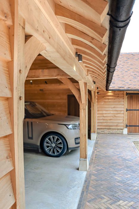 Oak garage carport | homify
