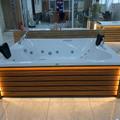 Jakuzi Modern İSTANBUL DUŞAKABİN CAM BALKON SİSTEMLERİ LTD ŞTİ Modern Banyo Hot tub, Hardwood, Plumbing fixture, Wood stain, Design, Varnish, Wood flooring, Plywood