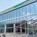 Aluminium kaca tempered bekas KAJENG JAYA KONTRAKTOR KACA TEMPERED BANGUNAN REKONDISI Prefabrik ev Sky, Building, Facade, Commercial building, Shade, City, Engineering, Cloud, Mixed-use, Urban design