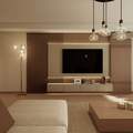 ÖMA EVİ SOIAS MİMARLIK Modern Oturma Odası Furniture, Interior design, Flooring, Wall, Living room, Floor, Light fixture, Ceiling, Wood, Television