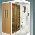 Sauna Compact Sistem İSTANBUL DUŞAKABİN CAM BALKON SİSTEMLERİ LTD ŞTİ Modern Banyo Glass, Hardwood, Wood stain, Plumbing