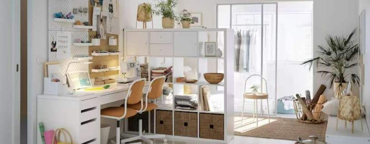 10 estanterías de IKEA que son perfectas para salones pequeños