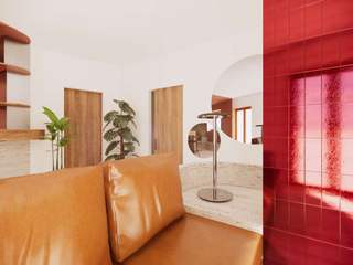 Amalfi Coast PHASEZERO Terrace house Propiedad, Muebles, Planta, Madera, Comodidad, Diseño de interiores, Encendiendo, Sofá, Piso, Piso