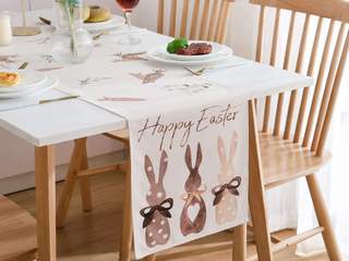 Happy Easter towel table, Press profile homify Press profile homify Armarios de cocinas