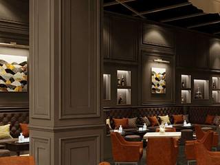 Spacious Cigar and Wine Bar Area in Luxury Interiors, Luxury Antonovich Design Luxury Antonovich Design Other spaces