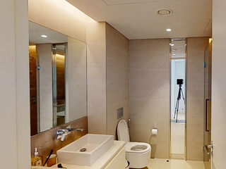 Opulent Bath Retreat in Your Dubai Residence UpperKey Modern bathroom Mirror, Tap, Sink, Bathroom sink, Property, Plumbing fixture, Bathroom, Fixture, Interior design, Floor,Airbnb,Property Management,Dubai,UpperKey