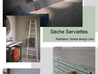 Sèche serviettes by Varela Design, Varela Design Varela Design Minimalist bathroom