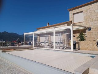 PERGO' LA PERGOLA FACILE E VELOCE DA MONTARE, LASP LASP minimalist style balcony, porch & terrace