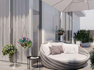 Best Outdoor Furniture in Dubai , Luxury Antonovich Design Luxury Antonovich Design Balcony