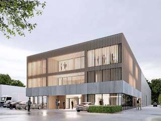 Büro- und Produktionsgebäude, Architekten Spiekermann Architekten Spiekermann Commercial spaces