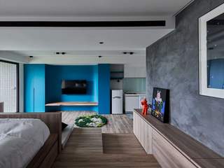 Residence 012, 裊裊設計 KATE CHANG DESIGN STUDIO 裊裊設計 KATE CHANG DESIGN STUDIO Ruang Keluarga Gaya Skandinavia