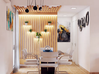 Proyecto Bahía Blanca Centro, Estudio Carmesí. Diseño y Decoración de Interiores Estudio Carmesí. Diseño y Decoración de Interiores Modern dining room