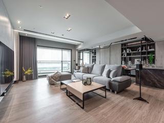 2+3毛宅居, 演繹動線設計公司 演繹動線設計公司 Modern living room