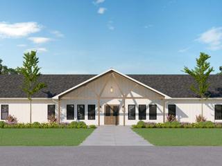 Exterior 3D Renders of All 4 Sides, The 2D3D Floor Plan Company The 2D3D Floor Plan Company Bungalow