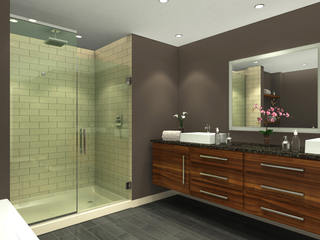 Material Estimation for Bathroom Products Manufacturer, Hitech CADD Services Hitech CADD Services Modern bathroom