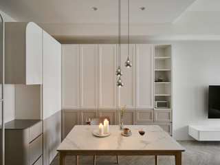 含蓄, 寓子設計 寓子設計 北欧デザインの リビング