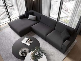 Stilvolle Etagenwohnung mit Blick auf Großstadt Skyline, Livarea Livarea Living room
