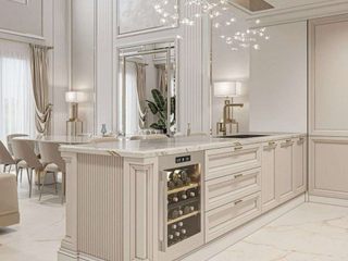 Elegance Illuminated in Luxurious Dining Room Design, Luxury Antonovich Design Luxury Antonovich Design Modern Dining Room