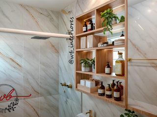Banheiros, WB Interiores - Wendely Barbosa WB Interiores - Wendely Barbosa Ванная комната в стиле модерн