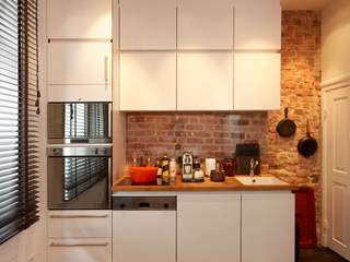 Rustico Ulrich Weinkath Living room Kitchen Appliance, Kitchen, Countertop, Major appliance, Interior design, Flooring, Cabinetry, Wood, Furniture, Light fixture