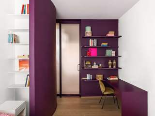 VILLA APPIA ANTICA 2/2 Mohamed Keilani | MGK Studio Villas Mobilia, Proprietà, Viola, Tessile, Comfort, Legna, Interior design, Arancia, Casa, Pavimentazione