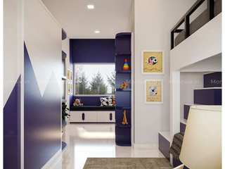Trendy Kids' Bedroom Interiors , Monnaie Architects & Interiors Monnaie Architects & Interiors Cuartos pequeños